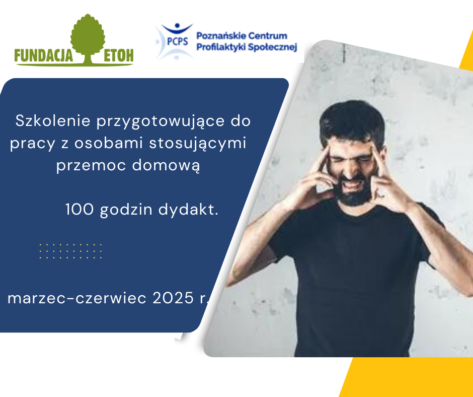 Szkolenie przygotowujace do pracy z osobami stosującymi przemoc domową