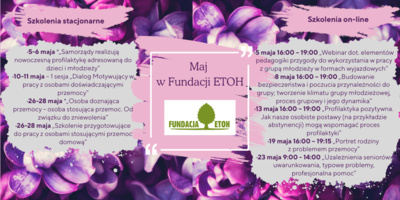 Maj w Fundacji ETOH