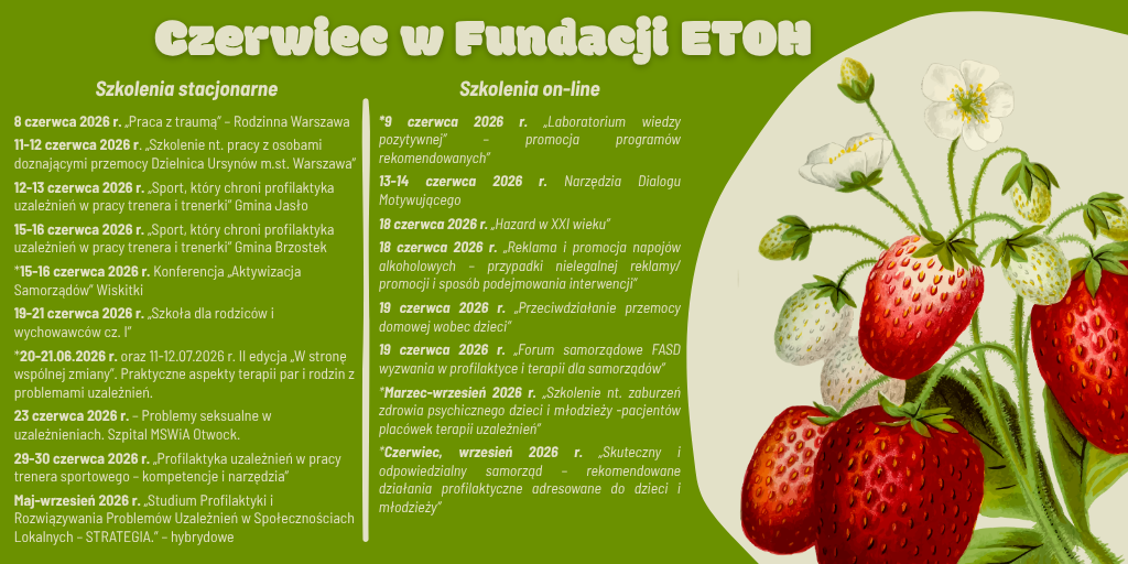 Czerwiec 2026 w Fundacji ETOH