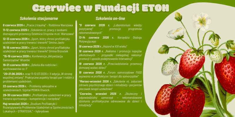 Czerwiec 2026 w Fundacji ETOH
