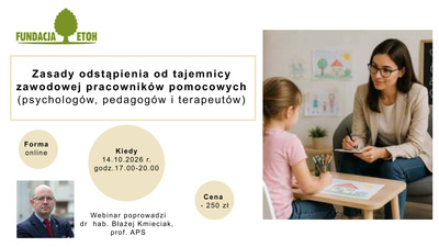 Zasady odstąpienia od tajemnicy zawodowej pracowników pomocowych 